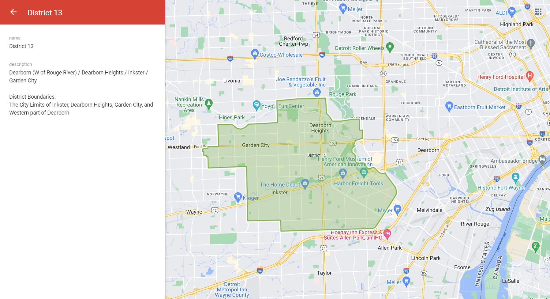 Geography (District 13)