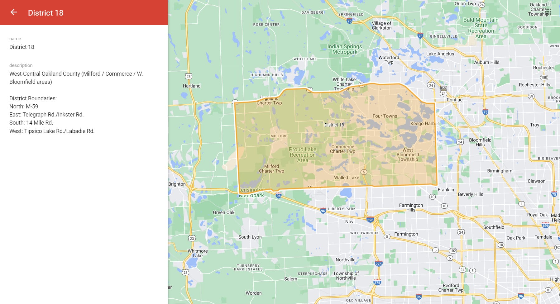 Geography (District 18)