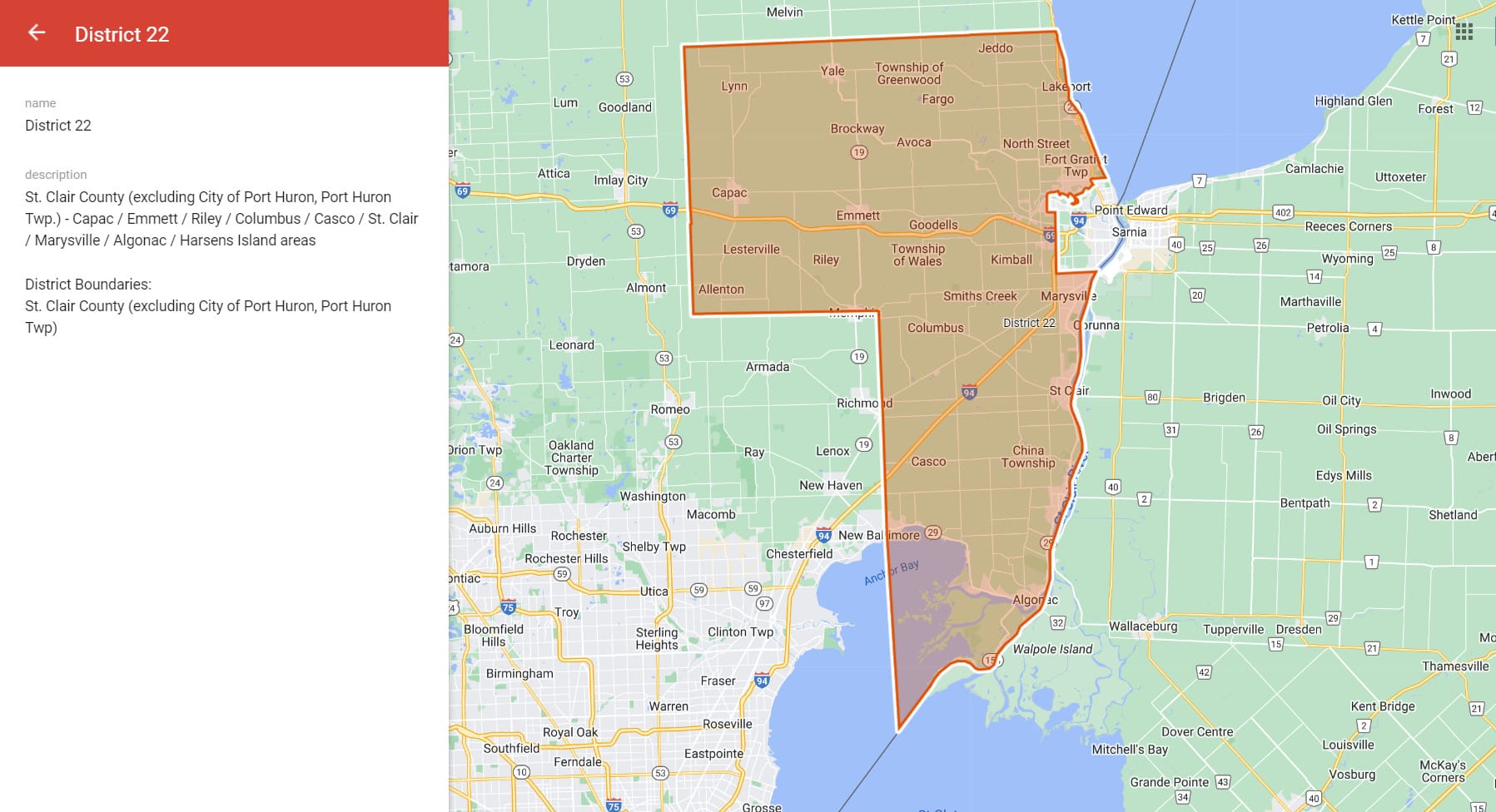 Geography (District 22)