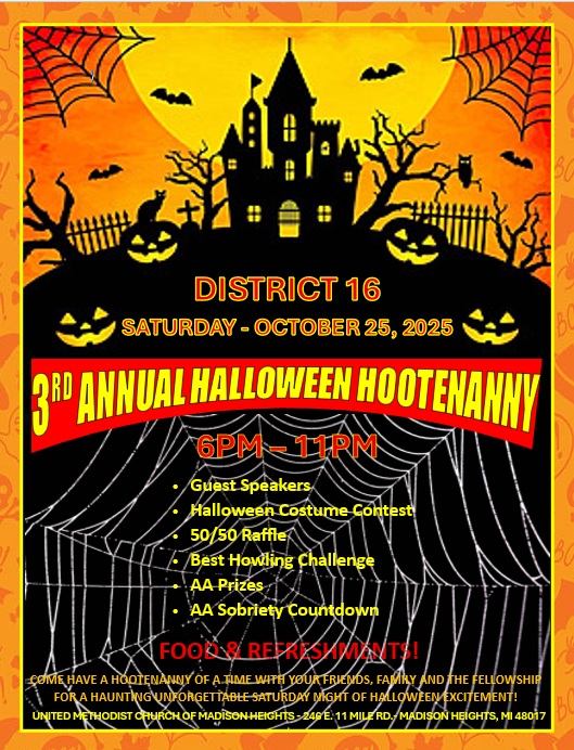 District 16 Halloween Hootenanny